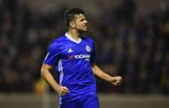WOLVERHAMPTON, ENGLAND - FEBRUARY 18:  Diego Costa of Chelsea celebrates scoring his sides second goal during The Emirates FA Cup Fifth Round match between Wolverhampton Wanderers and Chelsea at Molineux on February 18, 2017 in Wolverhampton, England.  (Photo by Shaun Botterill/Getty Images)